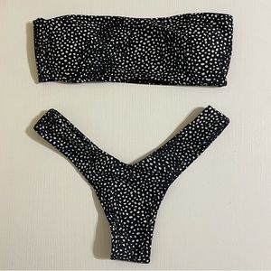 Zaful Black and White Bikini